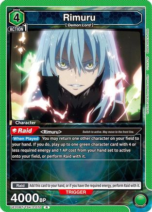 Rimuru (070) (UE20BT/TSK-2-070) - UE20BT That Time I Got Reincarnated as a Slime Foil - Card Brawlers