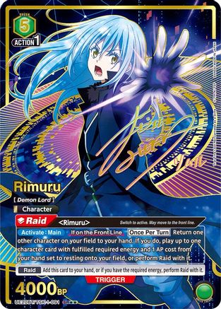 Rimuru (091) (SR**) (UE20BT/TSK-1-091) - UE20BT That Time I Got Reincarnated as a Slime Foil - Card Brawlers