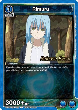 Rimuru (106) (UEPR/TSK-1-106) - UE20BT That Time I Got Reincarnated as a Slime Release Event Cards - Card Brawlers