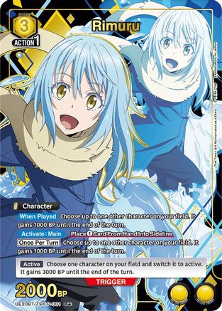 Rimuru (P-001) (R*) (UE20BT/TSK-P-001) - UE20BT That Time I Got Reincarnated as a Slime Foil - Card Brawlers
