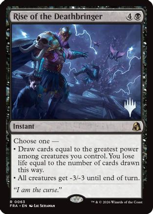 Rise of the Deathbringer (PPFRA-063) - Promo Pack: Reality Fracture - Card Brawlers