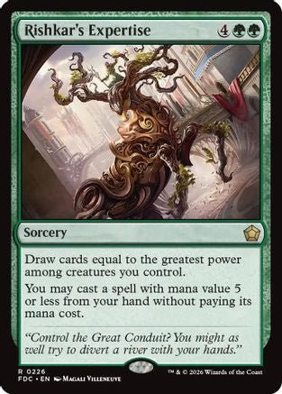 Rishkar's Expertise (FDC-226) - Commander: Foundations - Card Brawlers