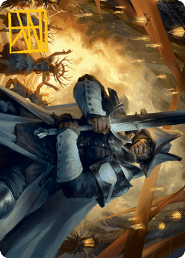 Ritual Guardian Art Card (Gold - Stamped Signature) [Innistrad: Midnight Hunt Art Series] - Card Brawlers