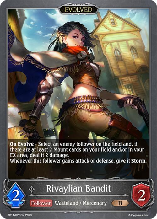 Rivaylian Bandit (Evolved) - P28 (Foil) (BP11 - P28EN) [Bullet of Fate] - Card Brawlers