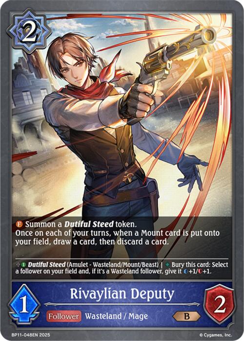 Rivaylian Deputy (BP11 - 048EN) [Bullet of Fate] - Card Brawlers