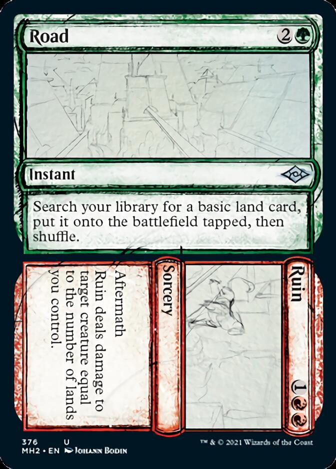Road // Ruin (Sketch) [Modern Horizons 2] - Card Brawlers