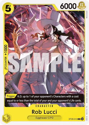 Rob Lucci (ST29-013) - Starter Deck 29: Egghead - Card Brawlers
