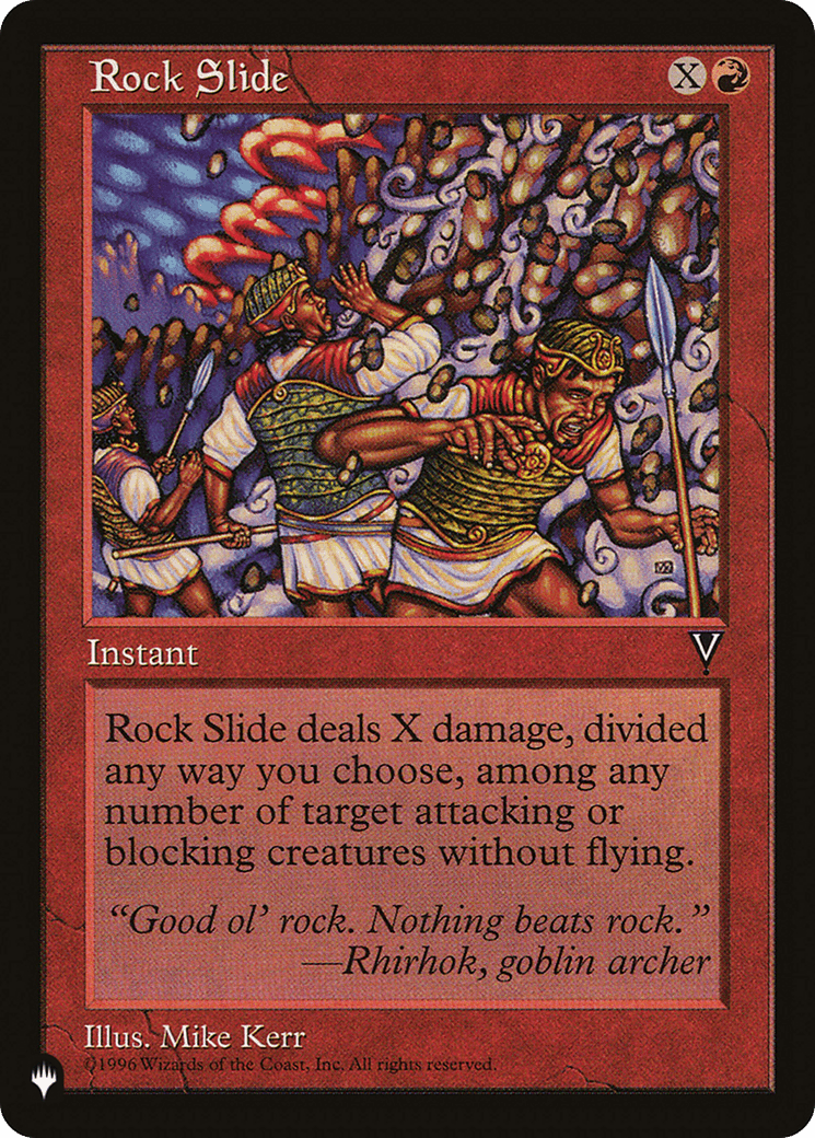Rock Slide [The List] - Card Brawlers
