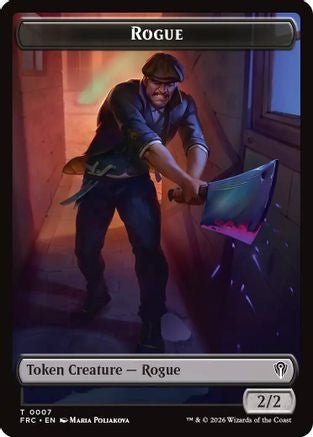 Rogue // Zombie Army Double-Sided Token (FRC-7 // 8) - Commander: Reality Fracture Foil - Card Brawlers