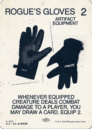 Rogue's Gloves (0111) (SLZ-111) - Secret Lair x MSCHF: The Zeta Set - Card Brawlers
