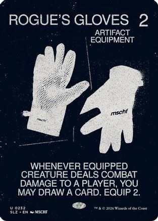 Rogue's Gloves (0232) (SLZ-232) - Secret Lair x MSCHF: The Zeta Set - Card Brawlers