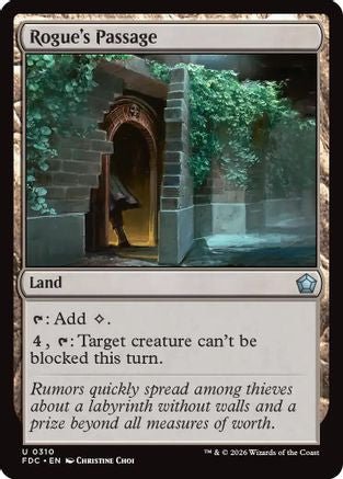 Rogue's Passage (FDC-310) - Commander: Foundations - Card Brawlers