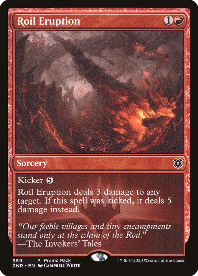 Roil Eruption (Promo Pack) [Zendikar Rising Promos] - Card Brawlers