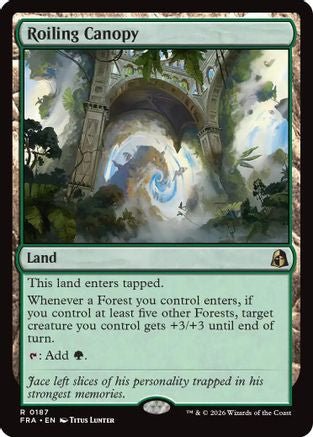 Roiling Canopy (FRA-187) - Reality Fracture Foil - Card Brawlers
