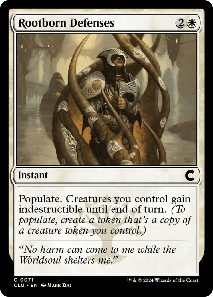 Rootborn Defenses [Ravnica: Clue Edition] - Card Brawlers