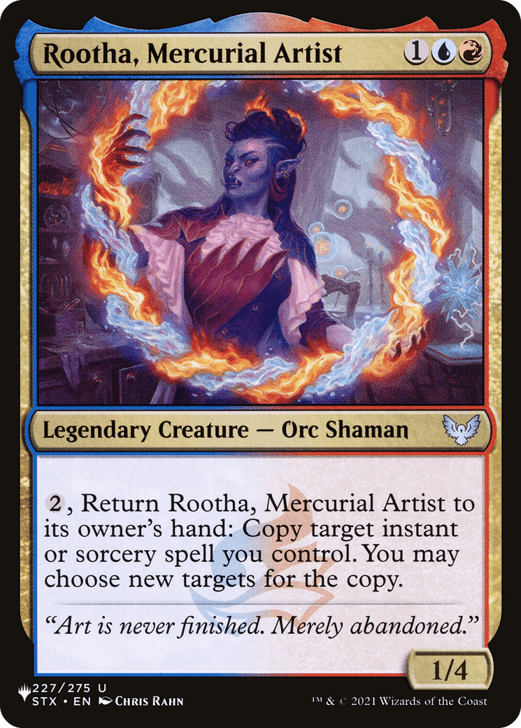 Rootha, Mercurial Artist [The List] - Card Brawlers
