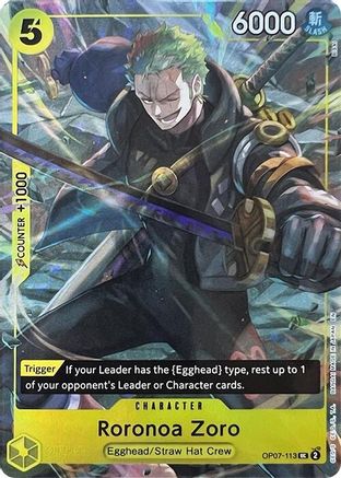 Roronoa Zoro (Illustration Box Vol.3) (OP07-113) - One Piece Promotion Cards Foil - Card Brawlers