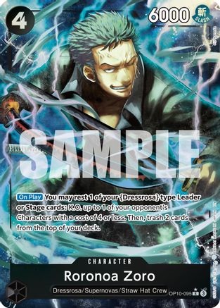 Roronoa Zoro - OP10-095 (Alternate Art) (OP10-095) - Premium Booster -The Best- Vol. 2 Foil - Card Brawlers