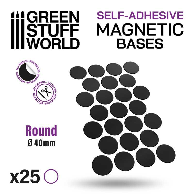 Green Stuff World - Self-Adhesive Magnetic Bases - Green Stuff World - Card Brawlers | Quebec | Canada |