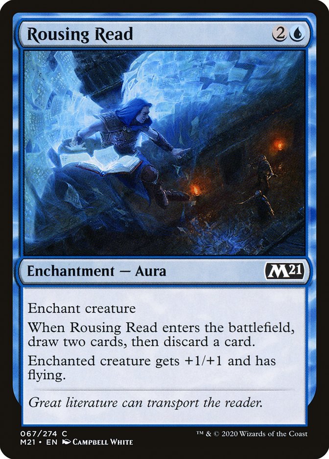 Rousing Read [Core Set 2021] - Card Brawlers