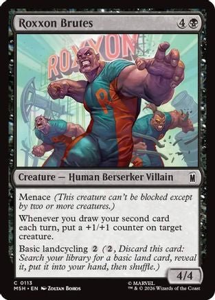 Roxxon Brutes (MSH-113) - Marvel Super Heroes Foil - Card Brawlers