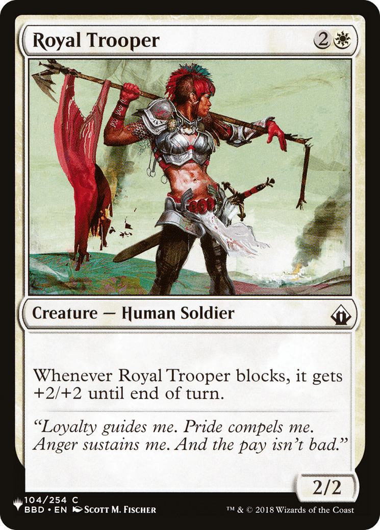 Royal Trooper [The List] - Card Brawlers