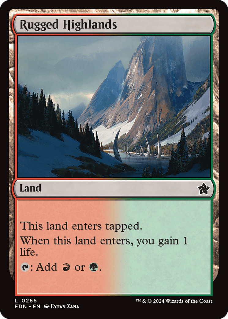 Rugged Highlands [Foundations] - Card Brawlers