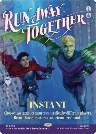 Run Away Together (SLD-2613) - Secret Lair Drop Series Foil - Card Brawlers