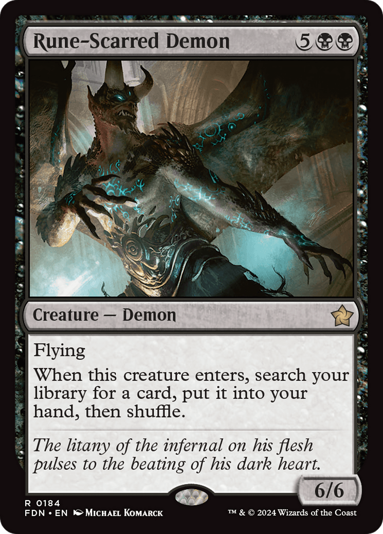 Rune - Scarred Demon [Foundations] - Card Brawlers