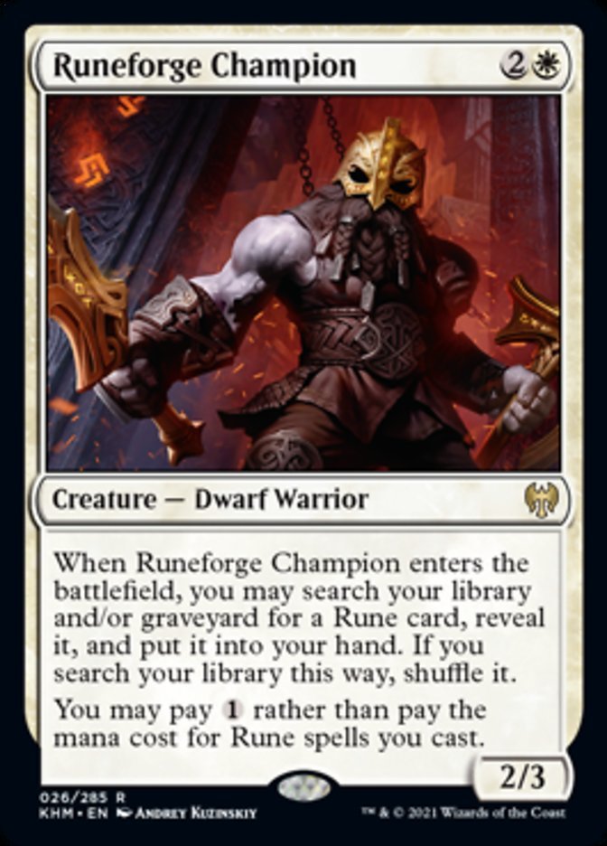 Runeforge Champion [Kaldheim] - Card Brawlers