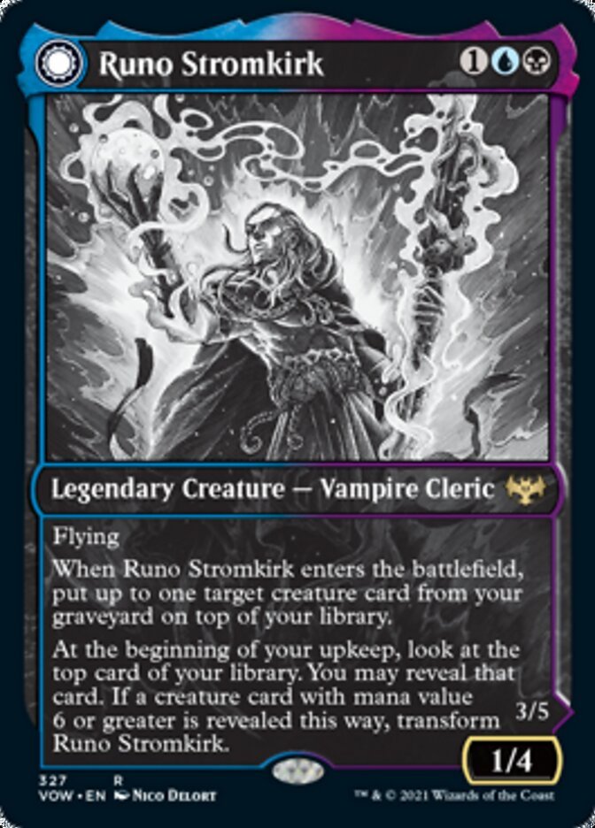 Runo Stromkirk // Krothuss, Lord of the Deep (Showcase Eternal Night) [Innistrad: Crimson Vow] - Card Brawlers