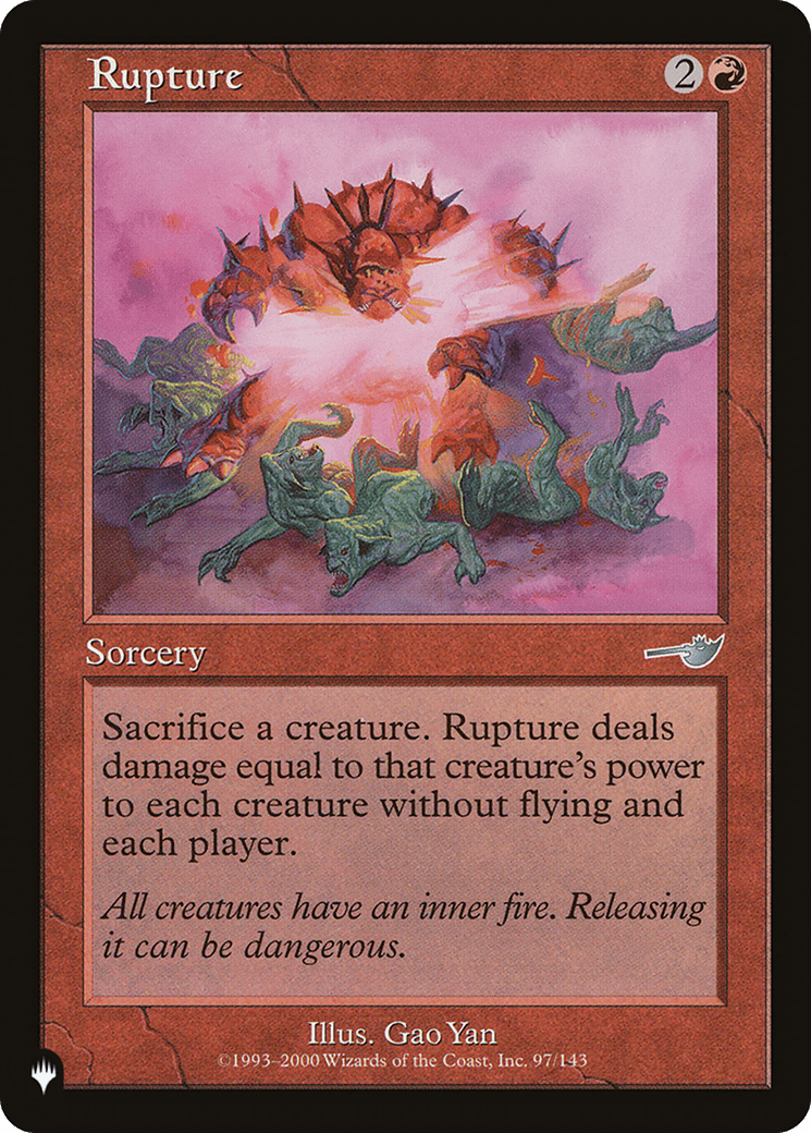 Rupture [The List] - Card Brawlers