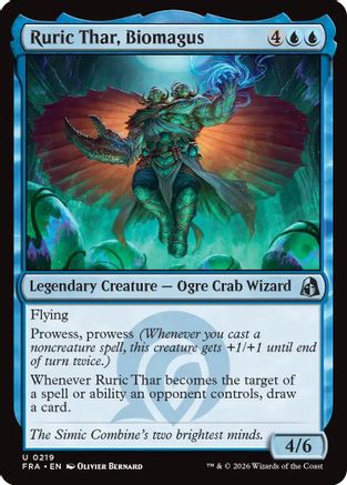 Ruric Thar, Biomagus (FRA-219) - Reality Fracture - Card Brawlers