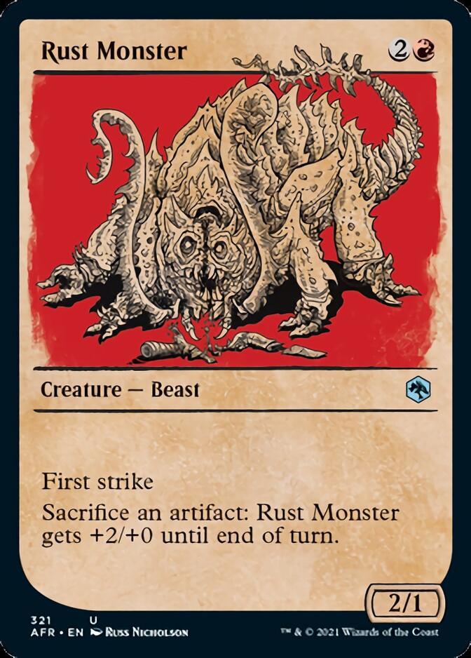Rust Monster (Showcase) [Dungeons & Dragons: Adventures in the Forgotten Realms] - Card Brawlers