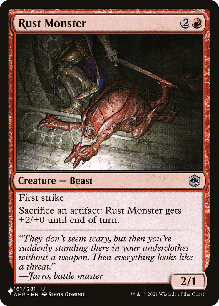 Rust Monster [The List] - Card Brawlers