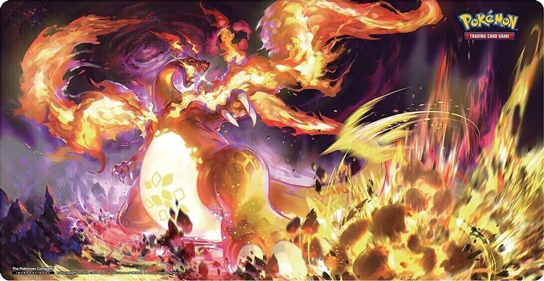 Gigantamax Charizard Pokemon Playmat 12x22" - The Pokemon Company - Card Brawlers | Quebec | Canada |