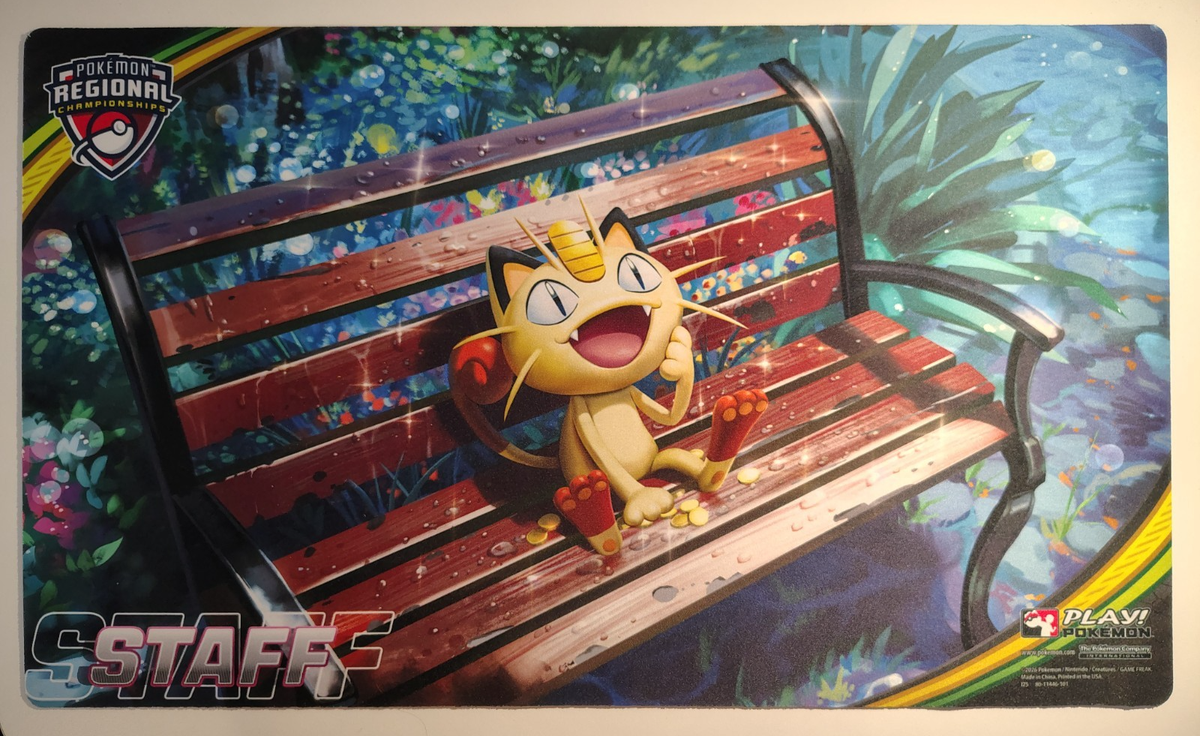 Pokemon TCG - Playmat - Staff Meowth