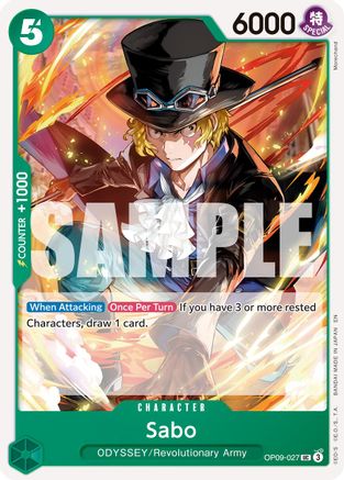 Sabo - OP09-027 (Reprint) (OP09-027) - Premium Booster -The Best- Vol. 2 - Card Brawlers