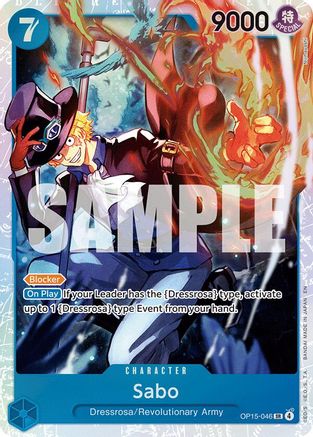 Sabo (OP15-046) - Adventure on Kami's Island Foil - Card Brawlers