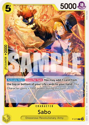 Sabo - P-073 (Reprint) (P-073) - Premium Booster -The Best- Vol. 2 - Card Brawlers