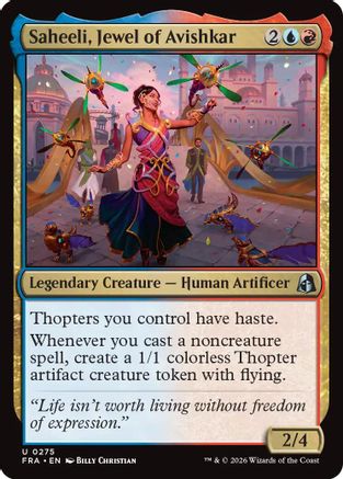 Saheeli, Jewel of Avishkar (FRA-275) - Reality Fracture Foil - Card Brawlers