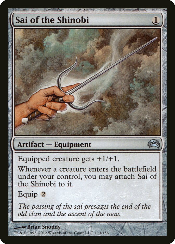 Sai of the Shinobi [Planechase 2012] - Card Brawlers
