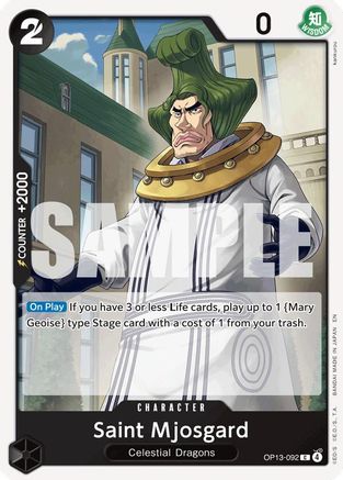 Saint Mjosgard (OP13-092) - Carrying On His Will - Card Brawlers