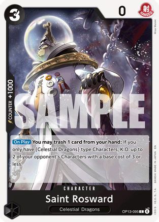Saint Rosward (OP13-095) - Carrying On His Will - Card Brawlers