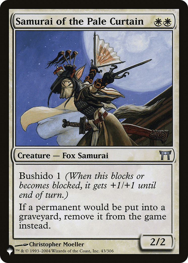 Samurai of the Pale Curtain [The List] - Card Brawlers
