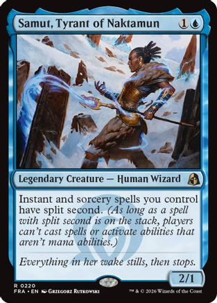 Samut, Tyrant of Naktamun (FRA-220) - Reality Fracture Foil - Card Brawlers