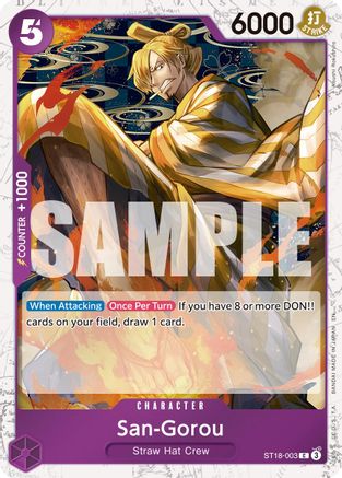 San-Gorou (Pirate Foil) (ST18-003) - Premium Booster -The Best- Vol. 2 Foil - Card Brawlers
