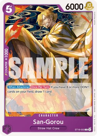 San-Gorou (Reprint) (ST18-003) - Premium Booster -The Best- Vol. 2 - Card Brawlers