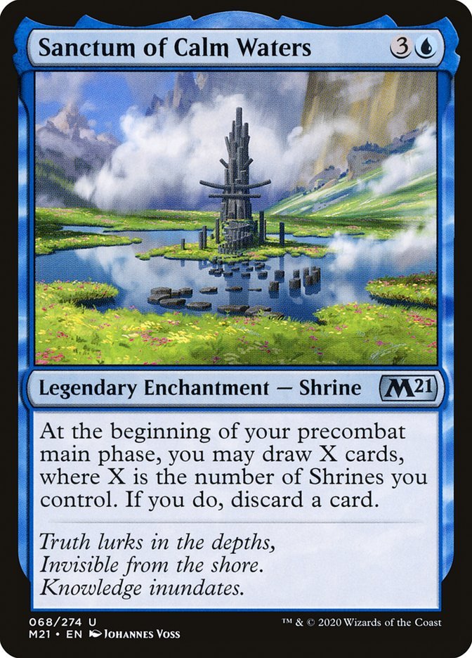 Sanctum of Calm Waters [Core Set 2021] - Card Brawlers