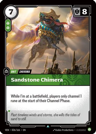 Sandstone Chimera (036/166) - Vendetta - Card Brawlers
